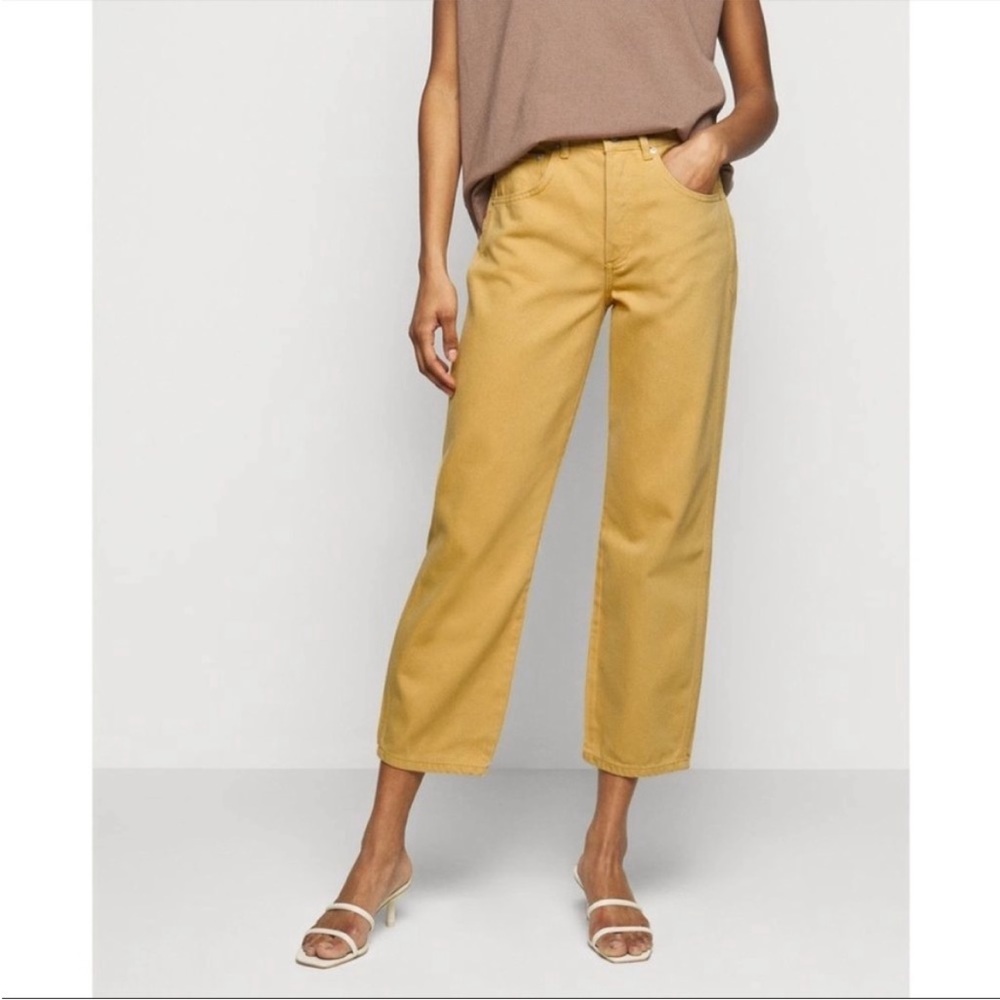 Boyish Vintage Timmy High Rise Straight Leg Jean Gold Rush 23